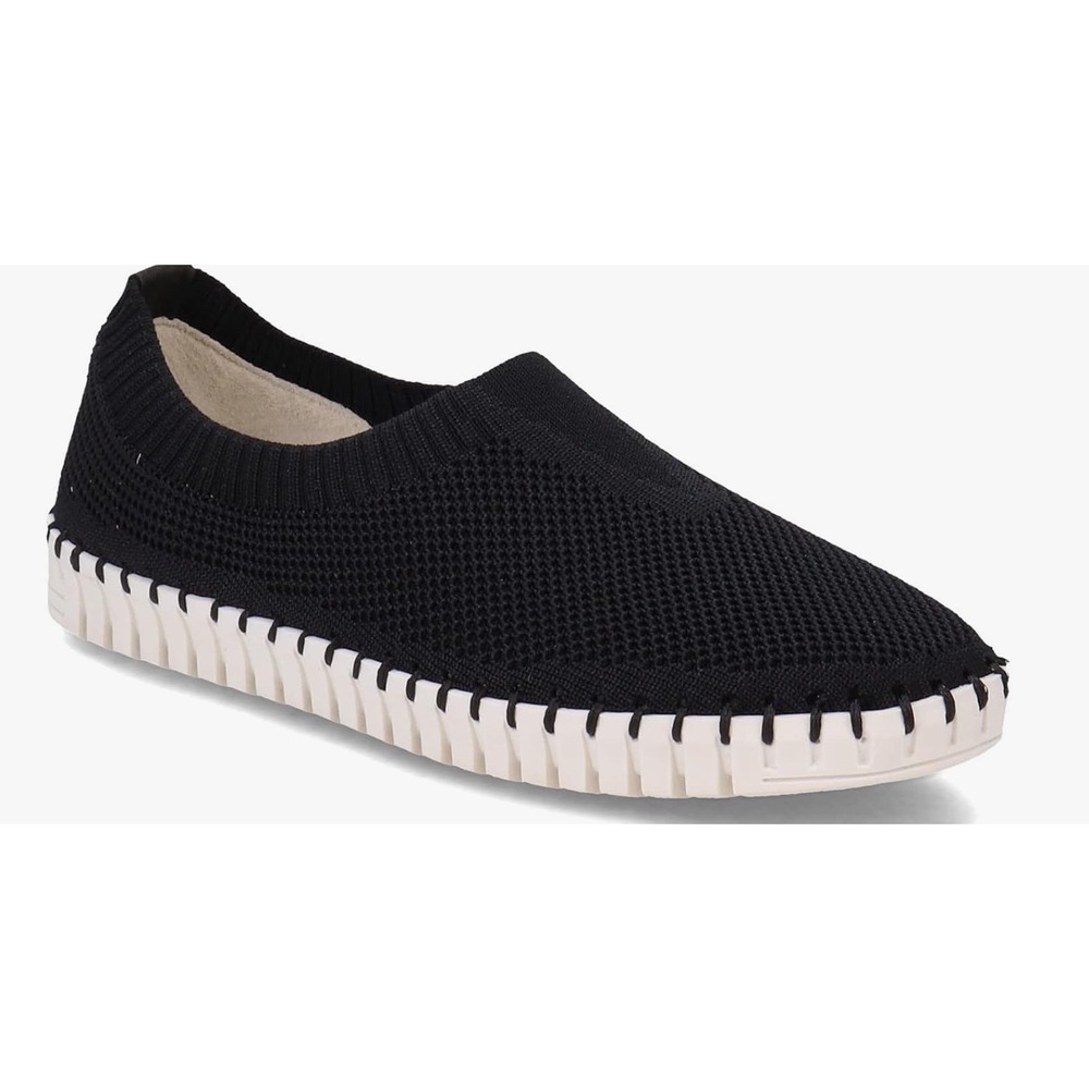 NEW Eric Michael Sz 8-8.5 Lucy Knit Slip On Shoes Black EU 39 US 8-8.5 - Picture 11 of 11